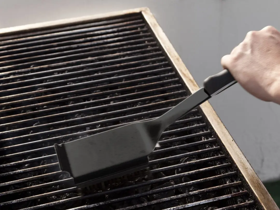 BBQ Borstel 33cm zwart