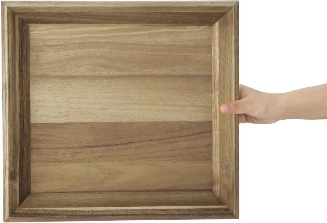 Olympia Acacia Dienblad DP885 - 380x355x50mm - Bruin