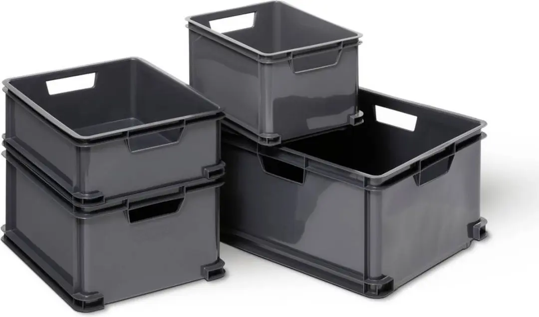 Curver Stapelkrat Unibox Classic Eco Medium 20L - Grijs