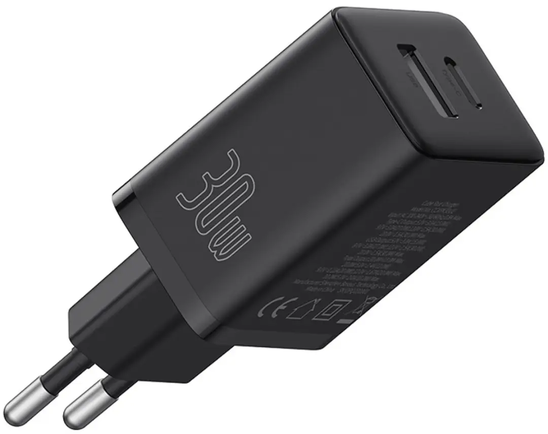 Baseus Cube Pro 30W Wandlader USB-C USB-A - Transparent