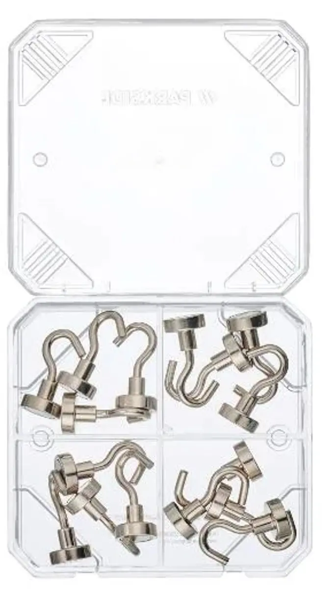 PARKSIDE Magnetische Haken 16 Stuks - 4,6 kg Horizontaal