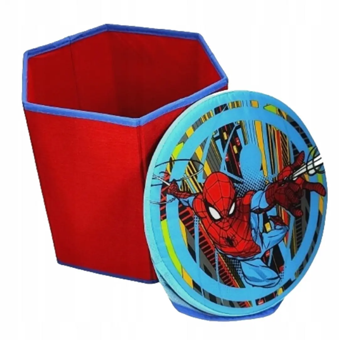 Marvel Opbergpoef 2 - Blauw/Rood