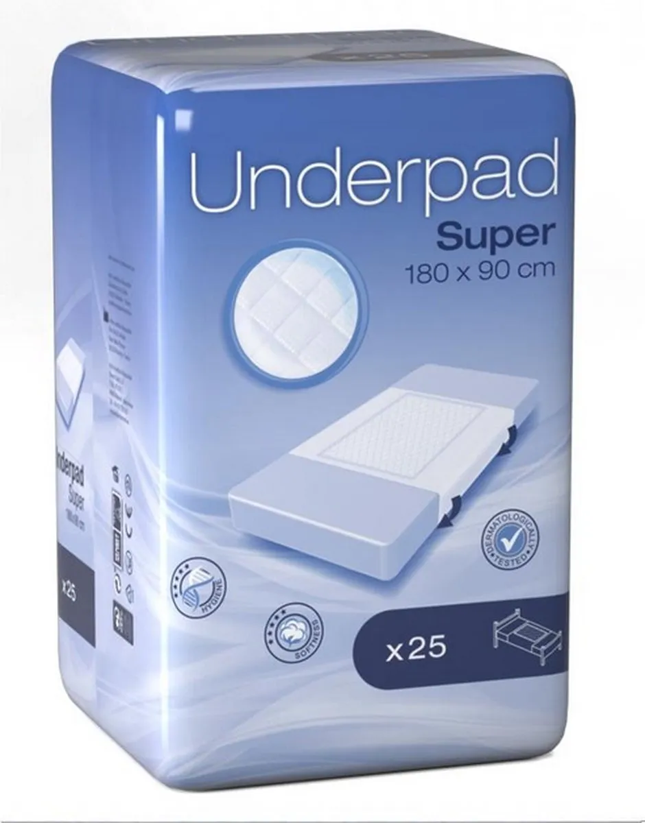 AMD underpad super - Bedonderleggers - 4 pakken van 25 stuks
