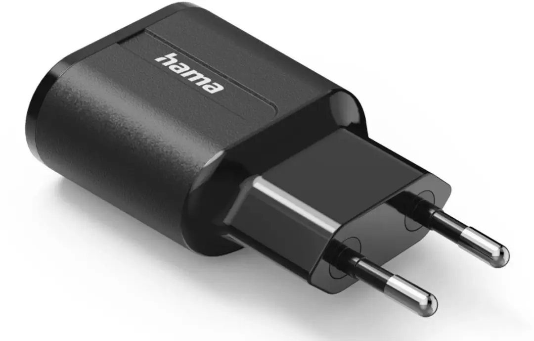 Hama 00201971 Oplader 12W - 2x USB-A - Zwart