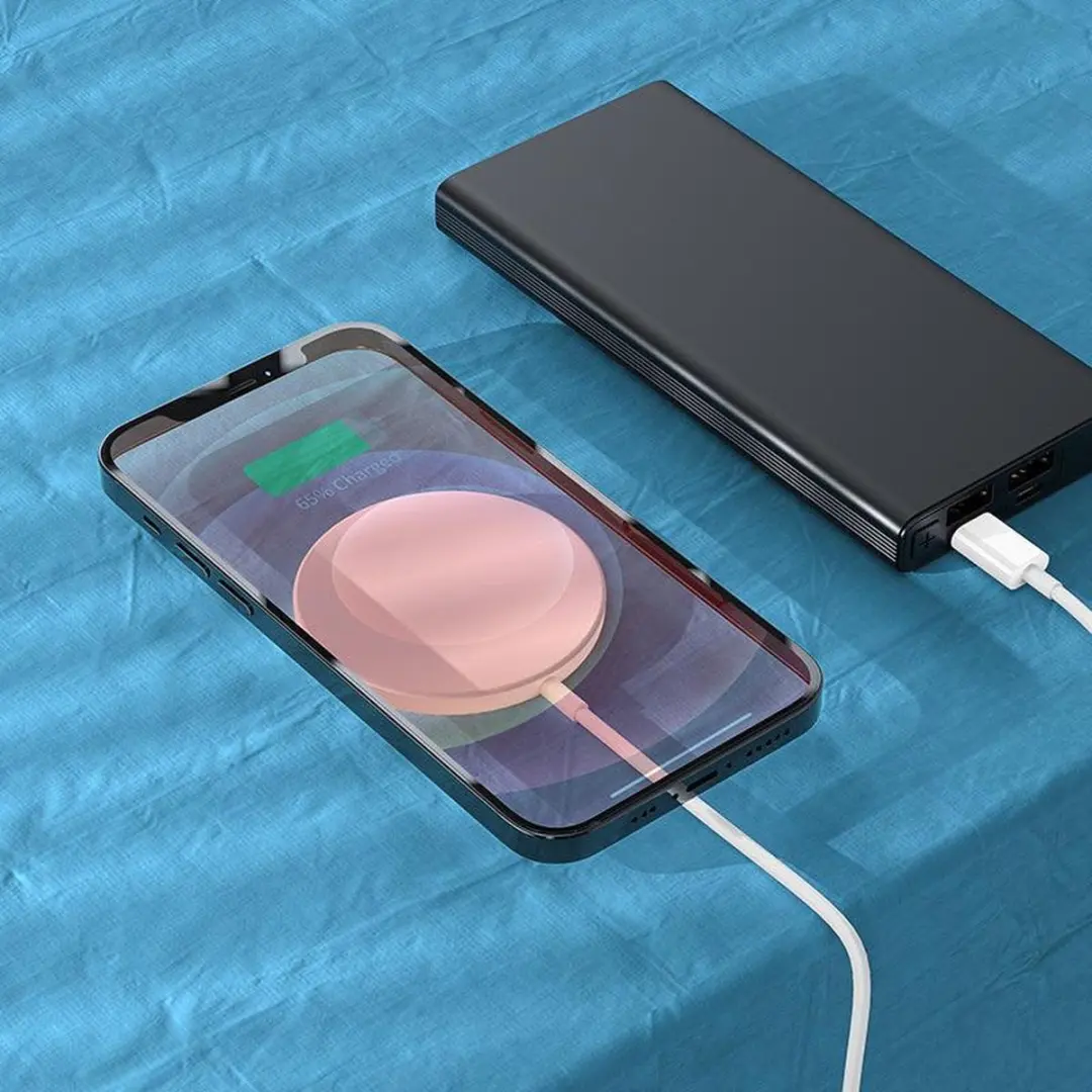 Hoco CW29 Magnetische Oplader - iPhone 12/12 mini/Pro/Pro Max - 15W - Wit