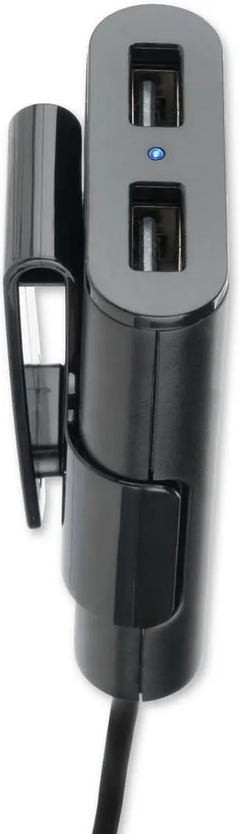 4Smarts Autolader Crew 48W - 4 Poorten - Zwart
