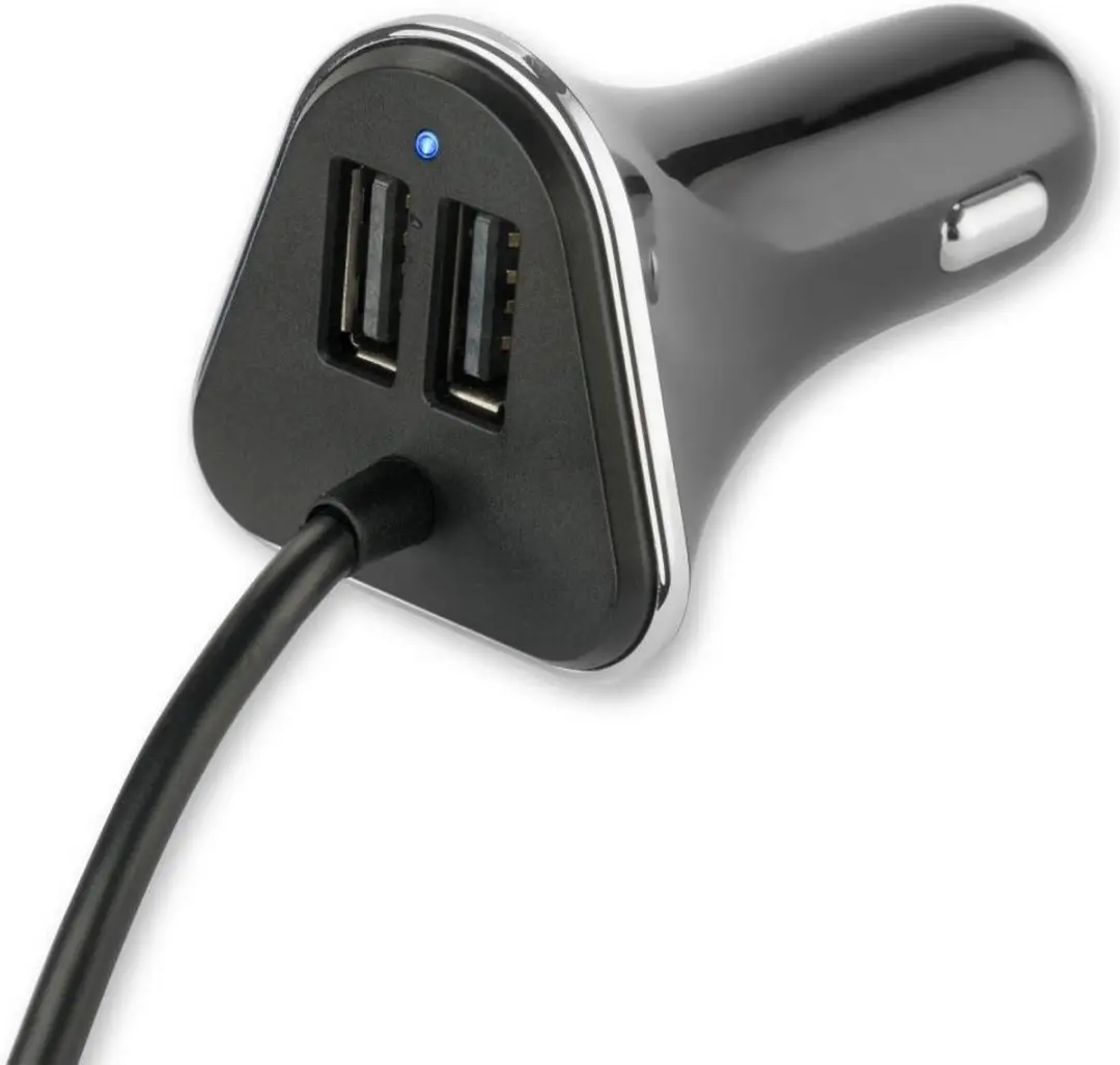 4Smarts Autolader Crew 48W - 4 Poorten - Zwart