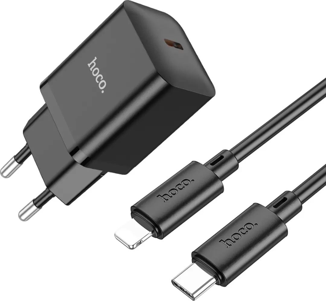 Hoco N27 Oplader 20W - iPhone 13 Pro - Zwart