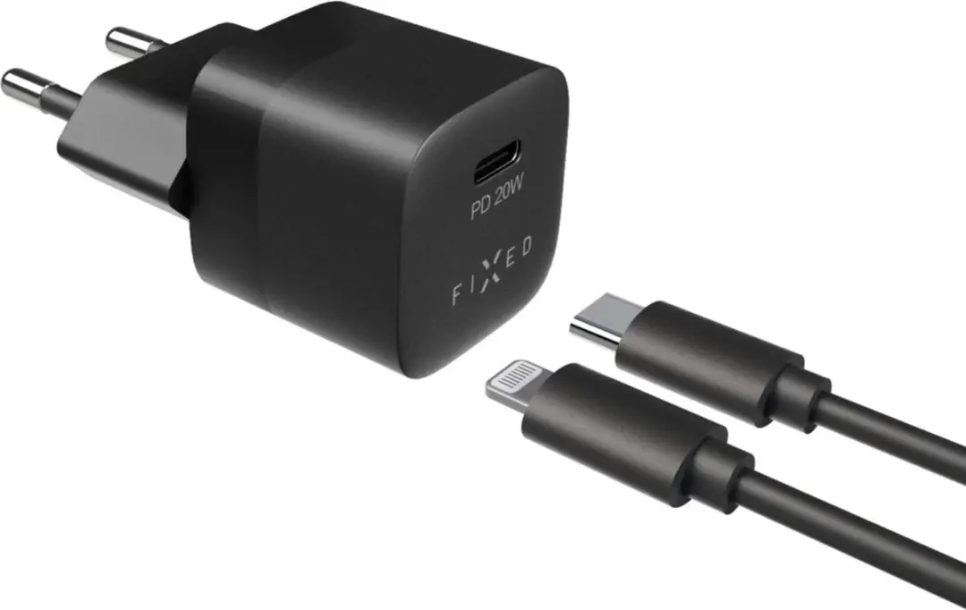 Fixed FIXC02 USB-C Snellader 20W - Zwart