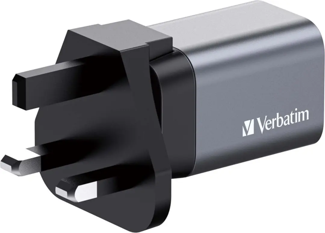 Verbatim GNC-35 GaN Oplader 35W - 2 Poorten - Grijs