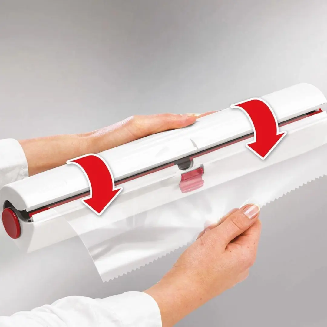 Leifheit Comfortline Foliesnijder Vershoudfoliehouder 29,5-33cm - Wit