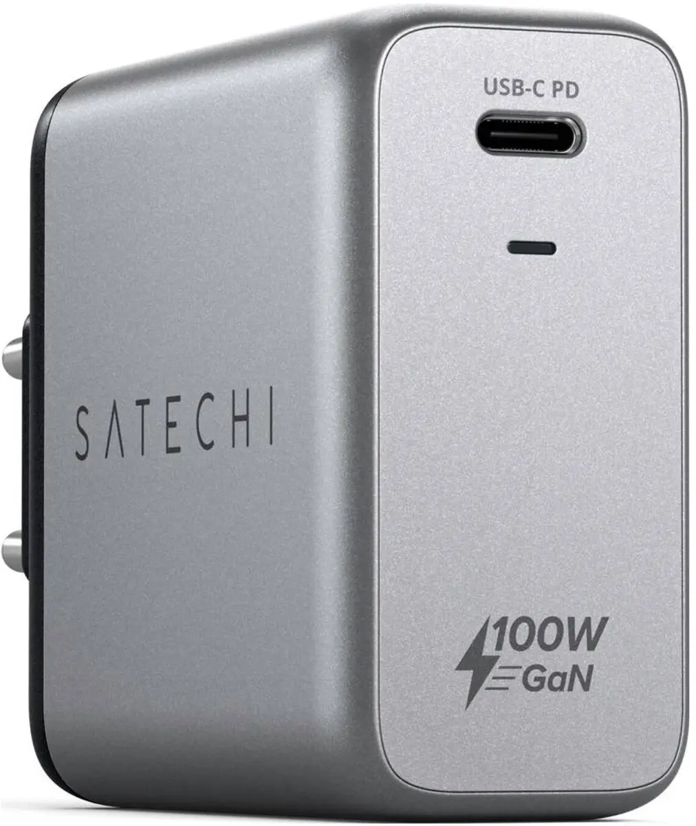 Satechi 100W USB-C PD GaN Wandlader ST-UC100WSM-EU - Grijs