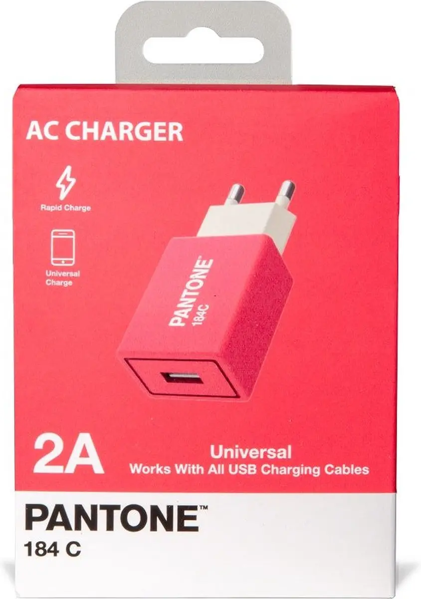 Celly Lichtnetadapter 10.5W - 1x USB - Roze