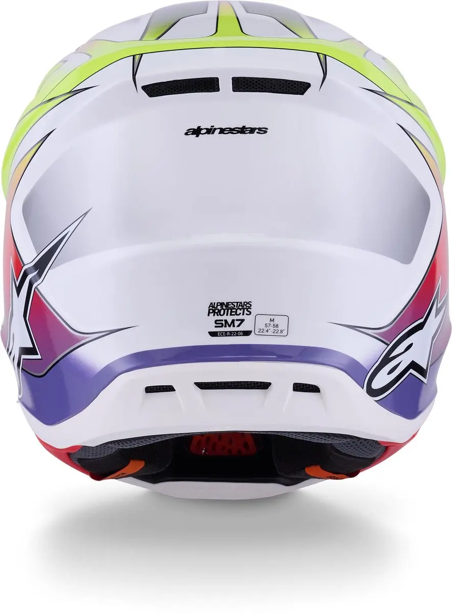 Alpinestars S-M7 Fuse Crosshelm - L - Multikleur - afbeelding 6 van 6