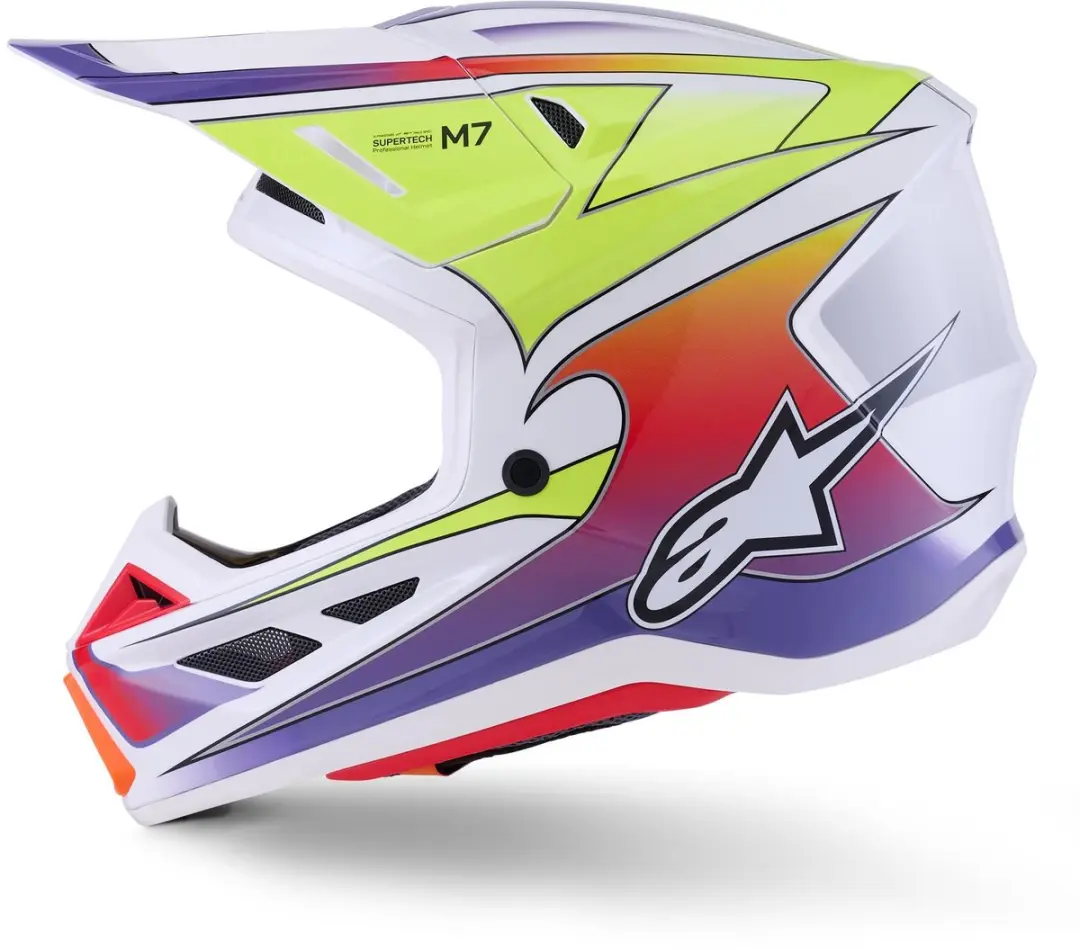 Alpinestars S-M7 Fuse Crosshelm - L - Multikleur