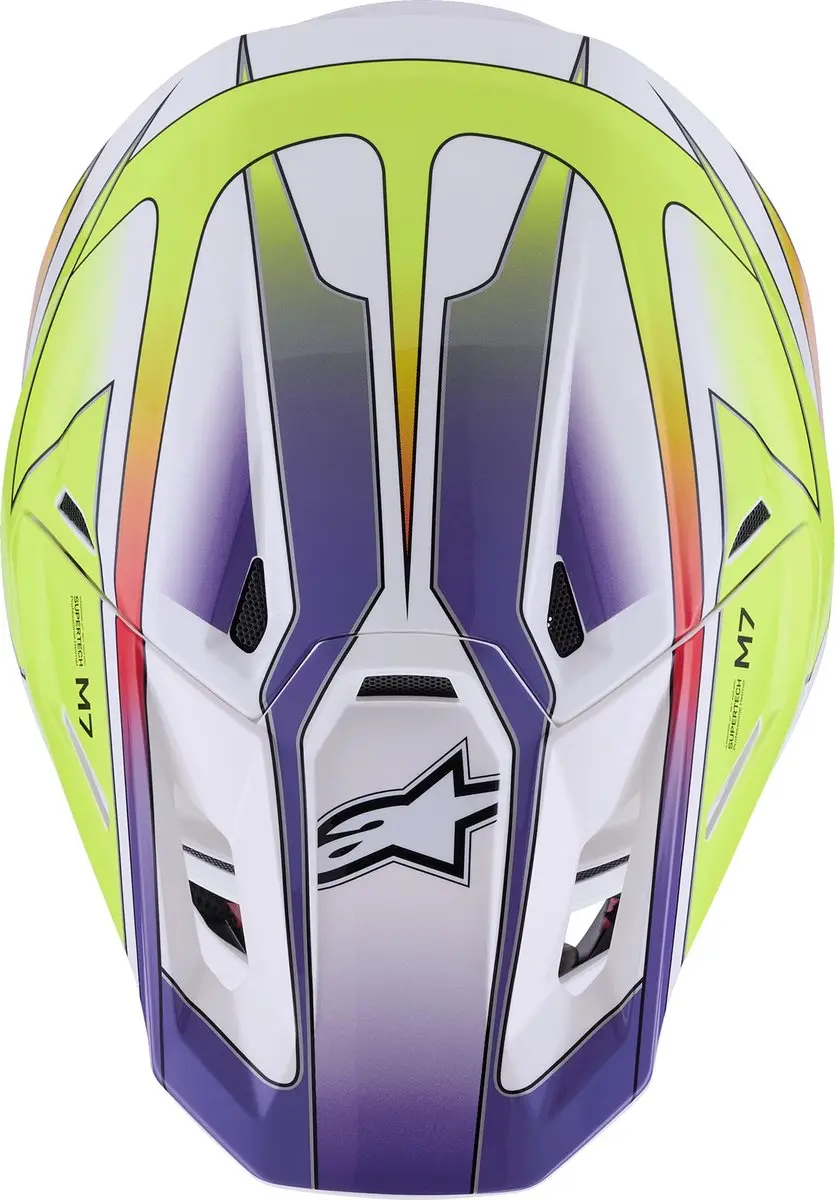 Alpinestars S-M7 Fuse Crosshelm - L - Multikleur