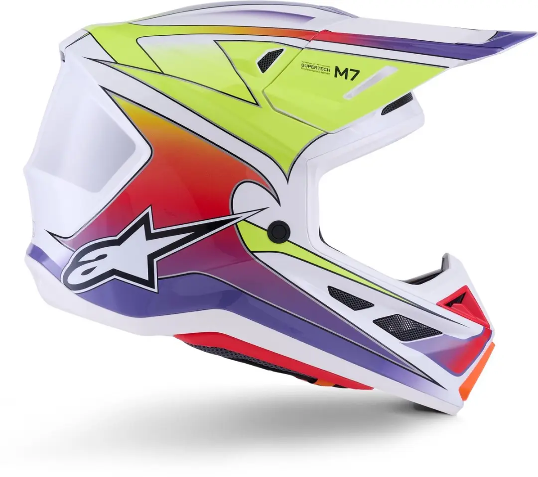 Alpinestars S-M7 Fuse Crosshelm - L - Multikleur