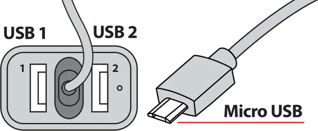 Lampa 38874 Oplader - 2x USB - Zwart - afbeelding 6 van 6