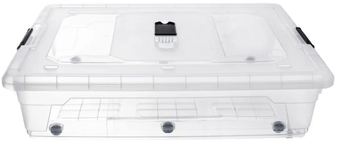 Orion Onderbedbox 50L Transparant - Op wielen - afbeelding 6 van 6