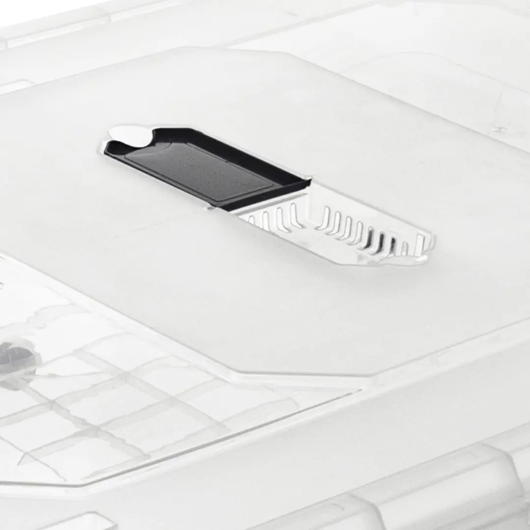 Orion Onderbedbox 50L Transparant - Op wielen