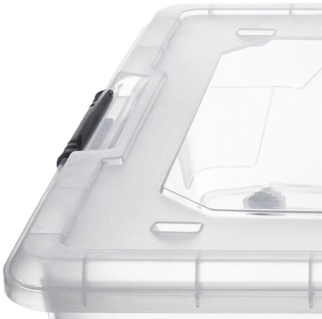 Orion Onderbedbox 50L Transparant - Op wielen