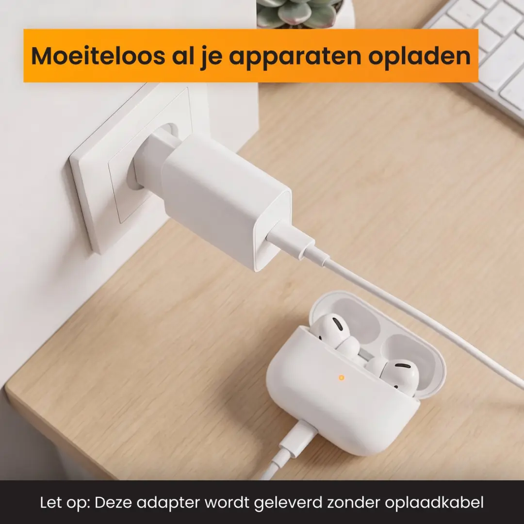 R2B USB-C Adapter 20W - Wit