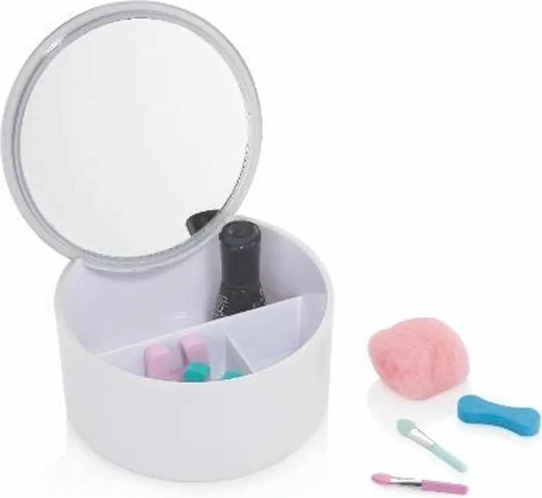 Kela Tilda Opbergbox Ø13,5cm - Wit - 3 Vakken
