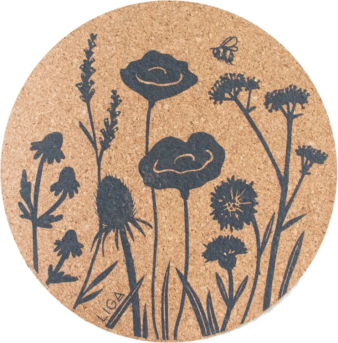 Liga Wilde Bloemen Placemat Ø25cm