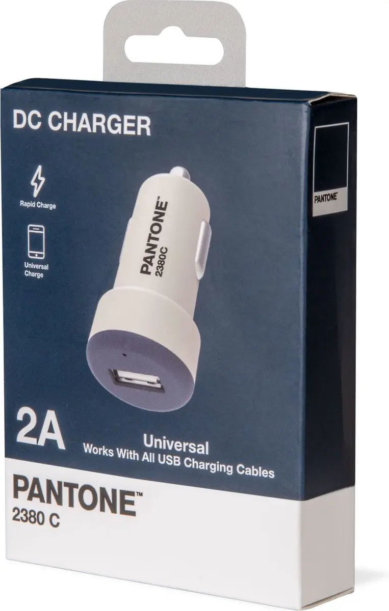 Celly Autolader USB 1 Poort - Blauw