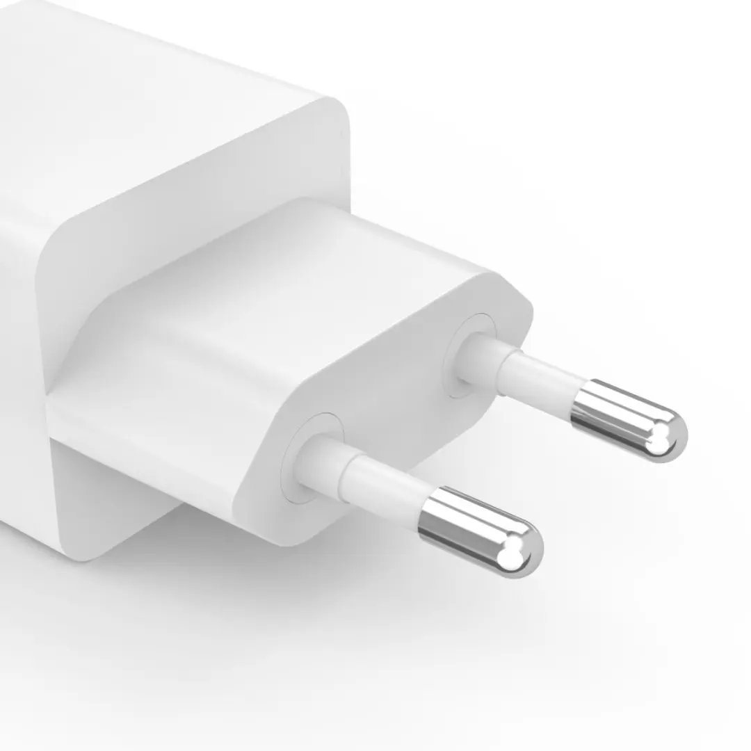 Hama 30W Snellader - 1x USB-C PD, 1x USB-A QC - Wit