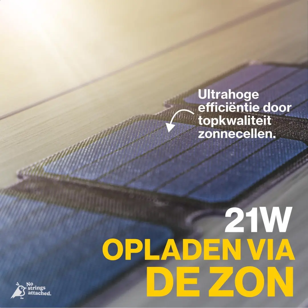 Aqiila Sunbird P21 Opvouwbaar Zonnepaneel 21W - PD 3.0 - IP67 - USB-C