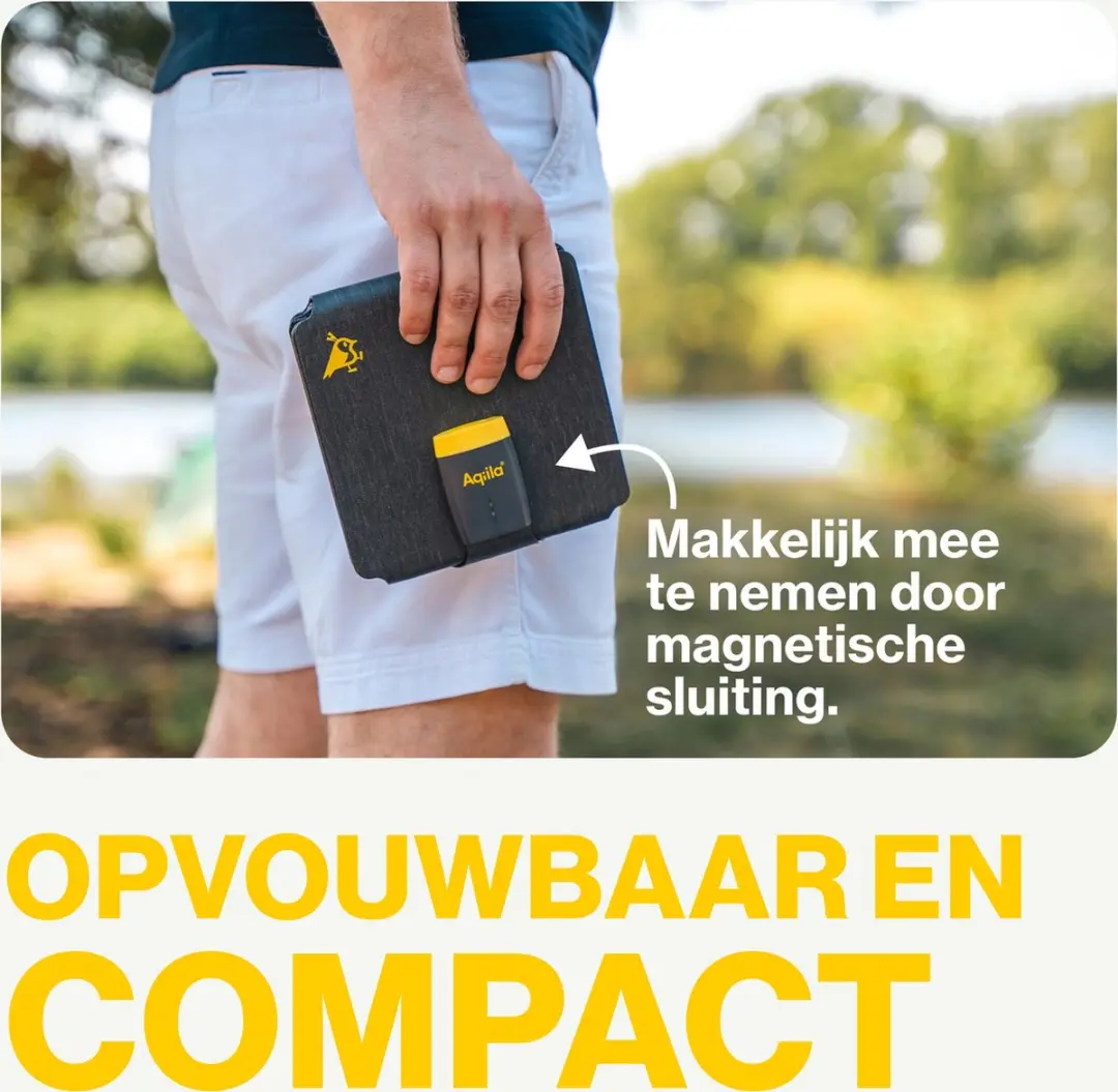 Aqiila Sunbird P21 Opvouwbaar Zonnepaneel 21W - PD 3.0 - IP67 - USB-C