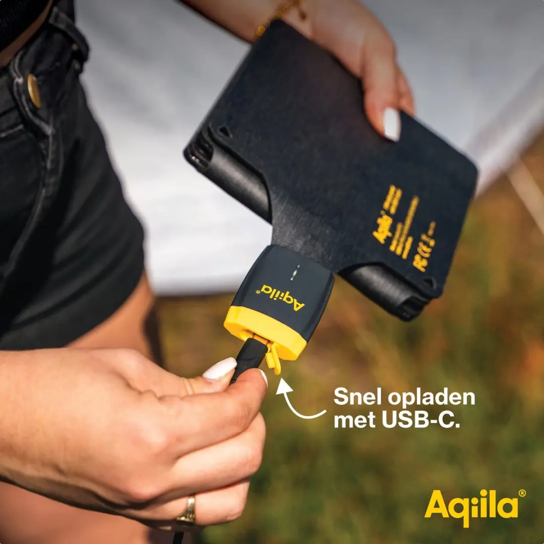 Aqiila Sunbird P21 Opvouwbaar Zonnepaneel 21W - PD 3.0 - IP67 - USB-C