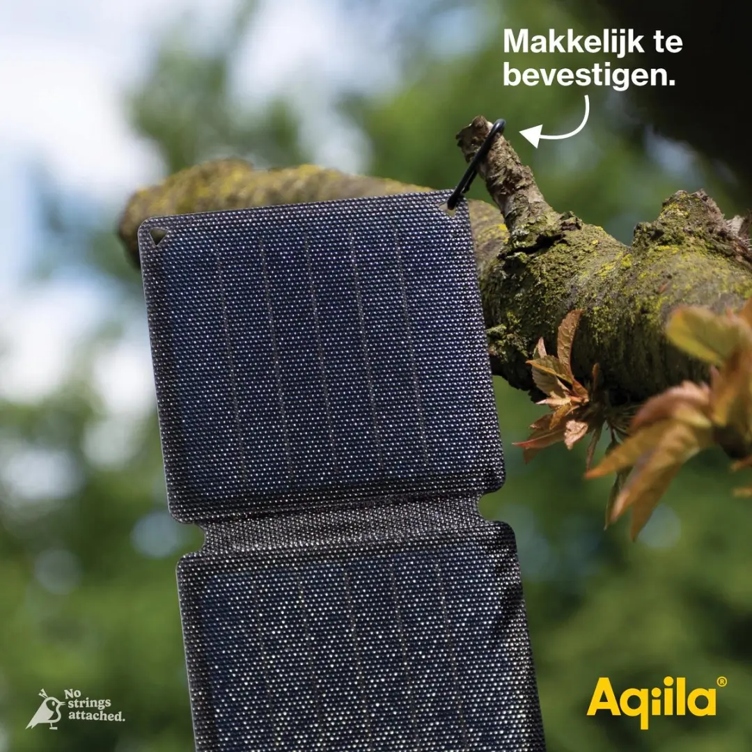 Aqiila Sunbird P21 Opvouwbaar Zonnepaneel 21W - PD 3.0 - IP67 - USB-C - afbeelding 6 van 6