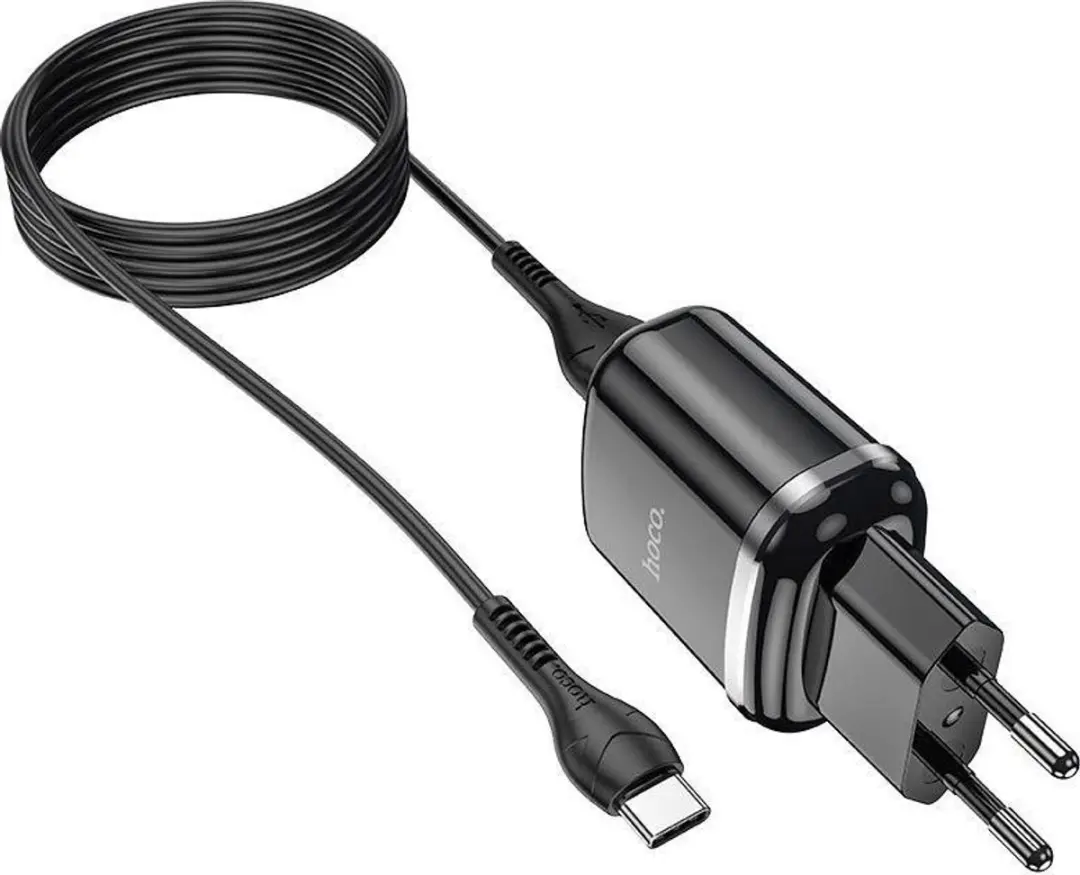 Hoco N4CB USB-C Snellader 10W - 1m Kabel - Zwart