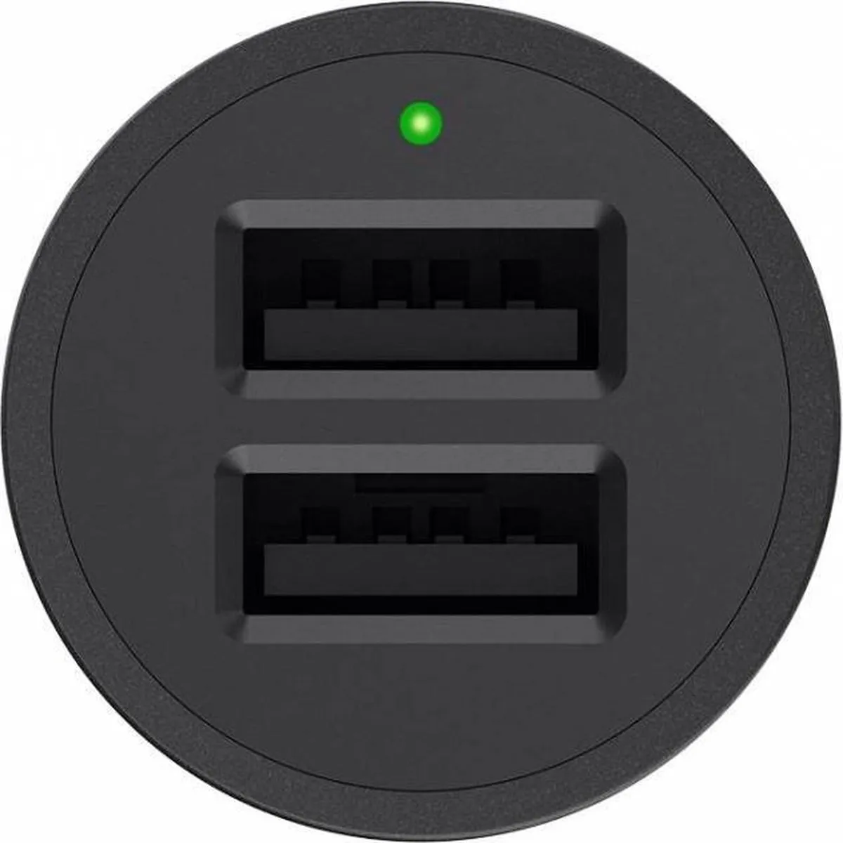 Belkin CCB001btBK Dual USB Autolader 24W - Zwart