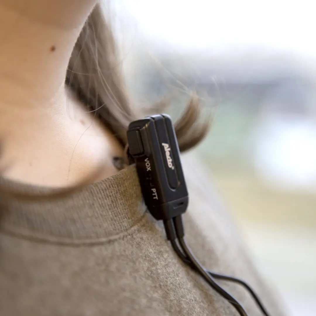 Alecto FRH-10 Headset - AUX voor Walkie Talkies - Wit/Zwart