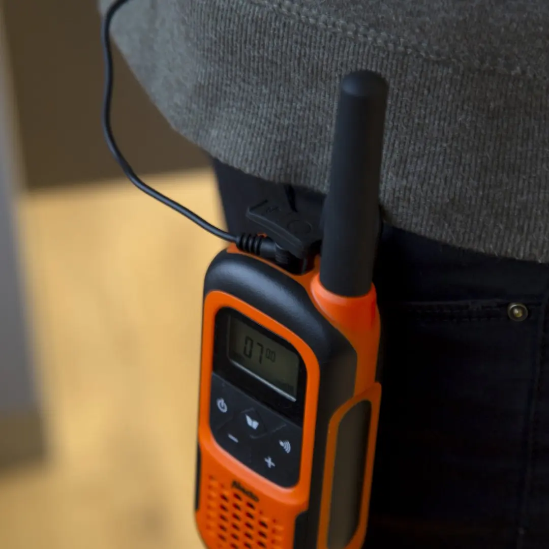 Alecto FRH-10 Headset - AUX voor Walkie Talkies - Wit/Zwart