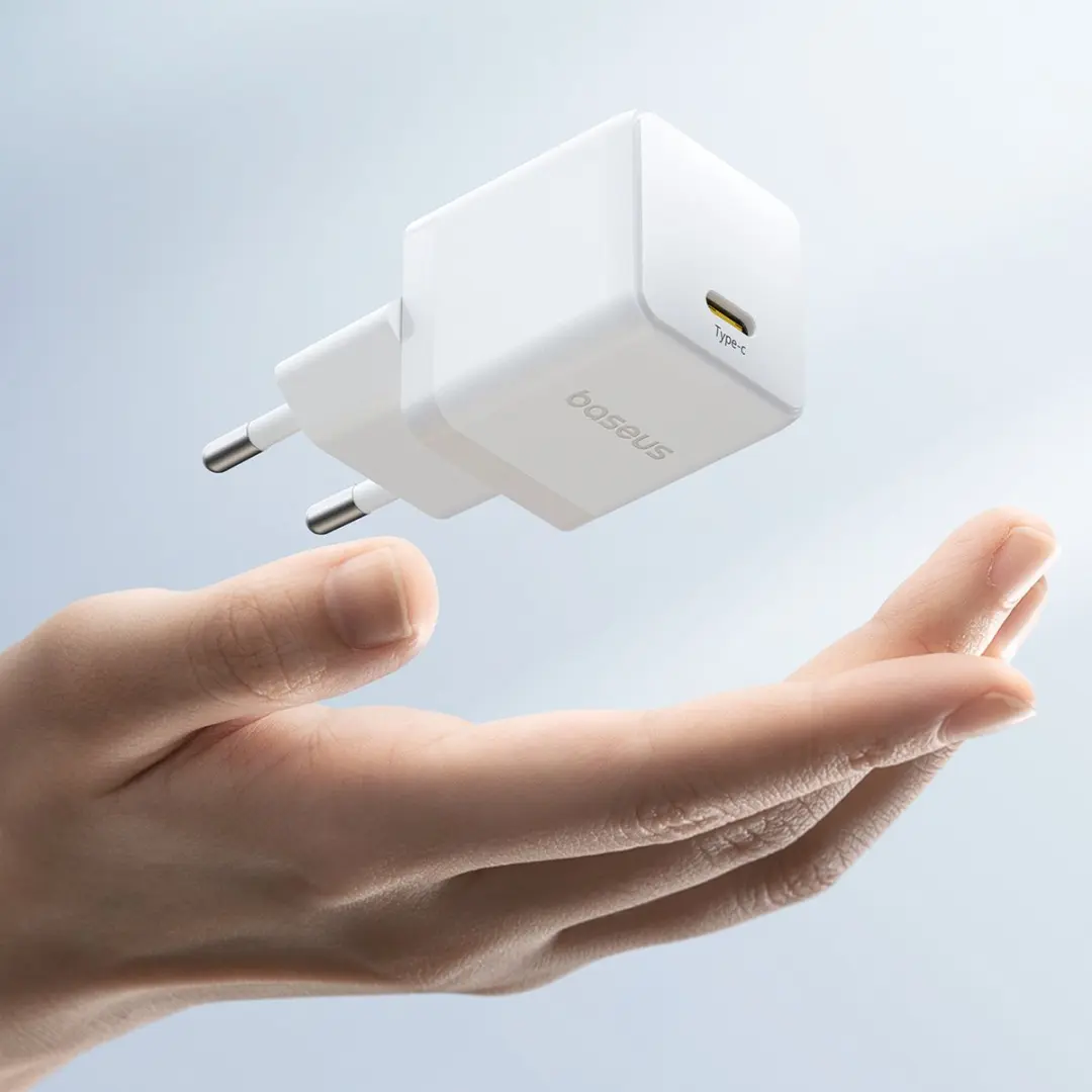 Baseus 20W USB-C Wandlader - Transparent