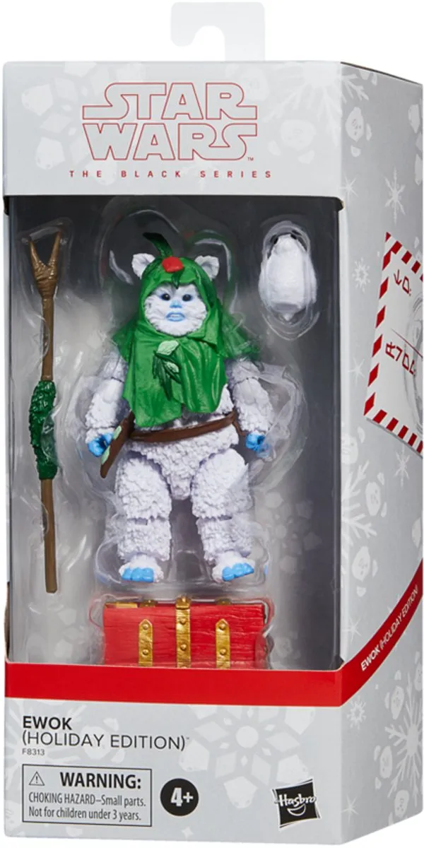 Hasbro Ewok Holiday Edition Star Wars The Black Series HASF8313 - Meerkleurig
