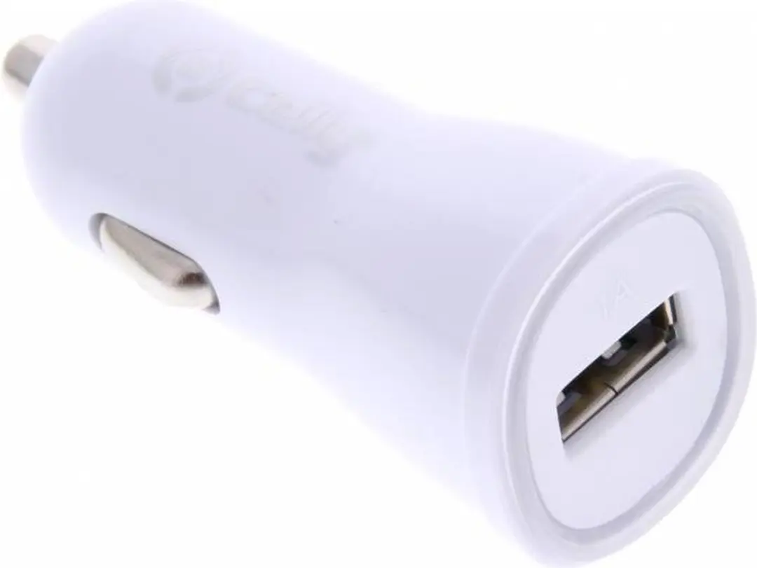 Celly Autolader 1 USB Poort Wit - 8021735100973