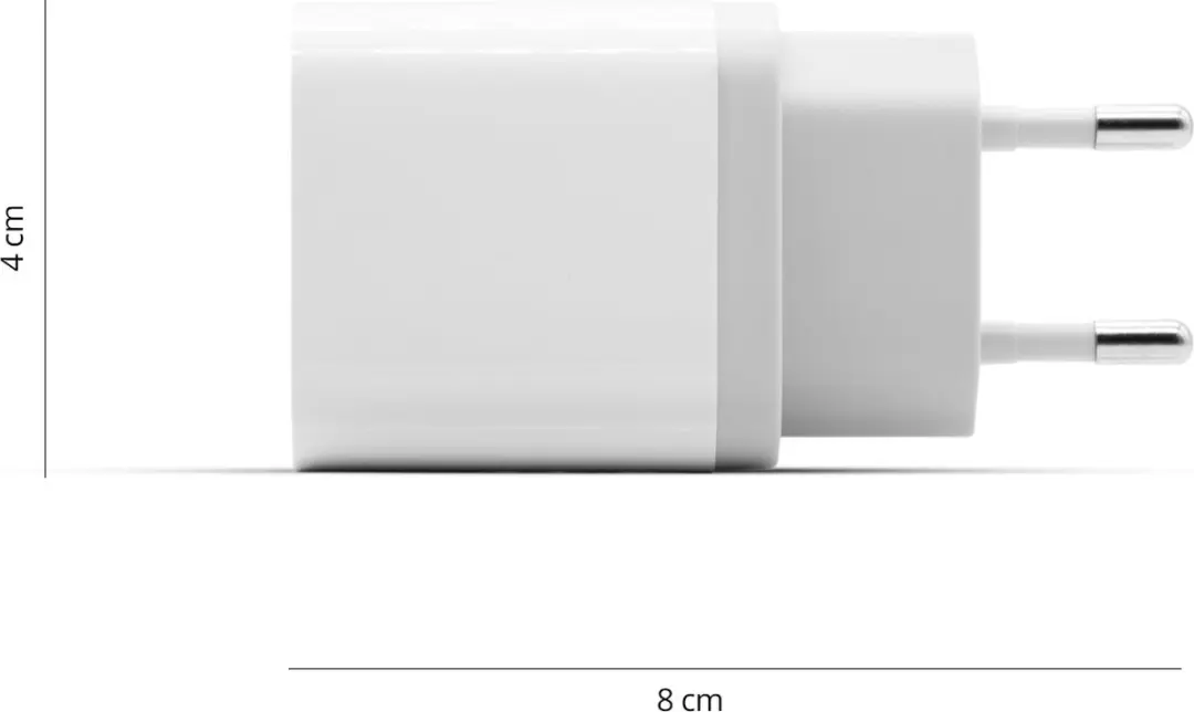 FlinQ 18W USB-C Adapter - 3 Outputs - Wit
