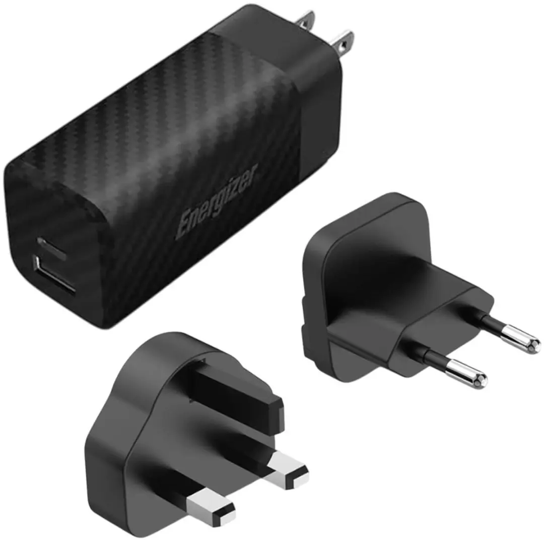 Energizer GaN Oplader 65W PD A65MUC - USB-C & USB-A - Zwart