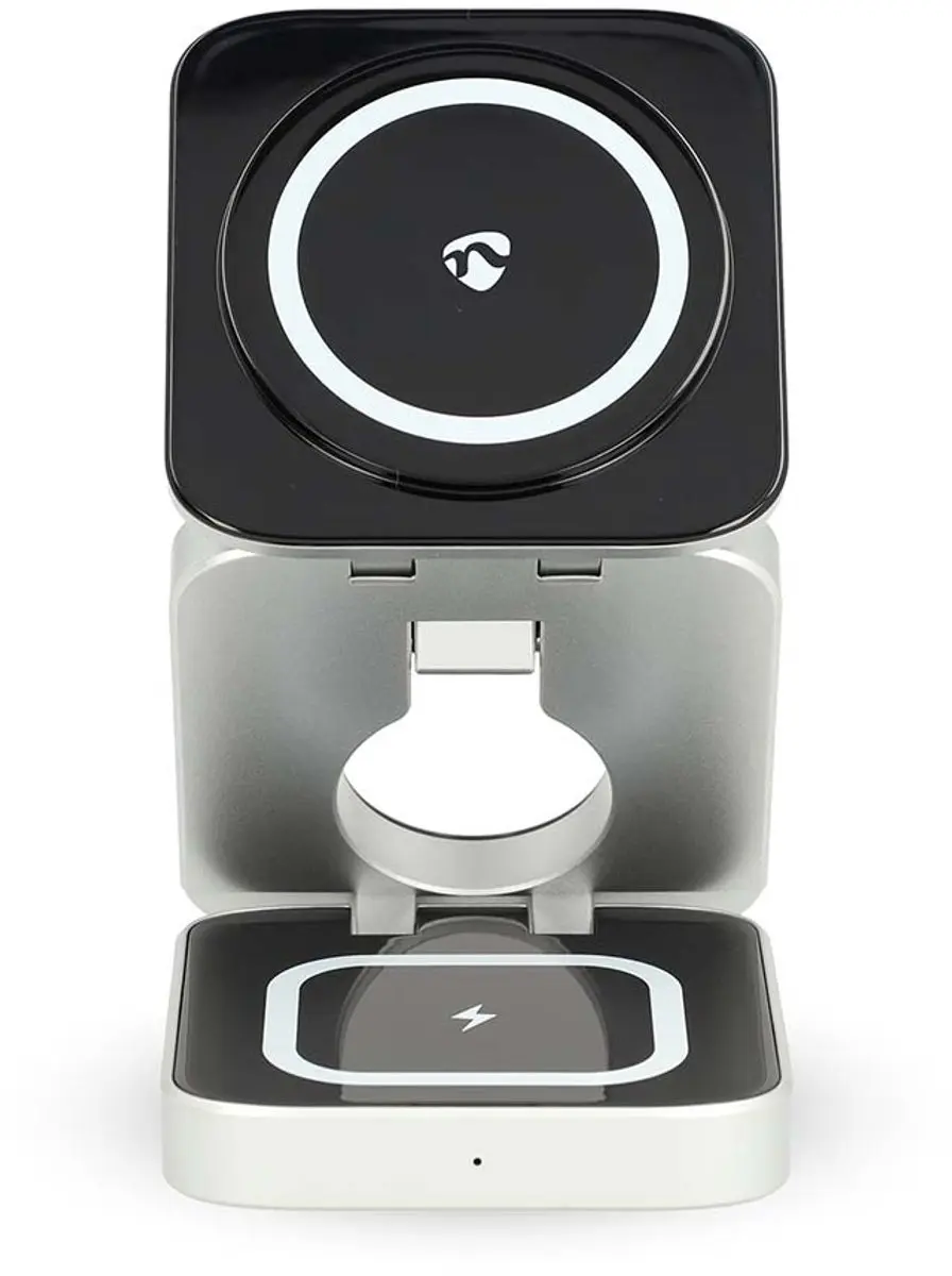 Nedis WDCHAQ15W210BK Draadloos Oplaadstation 3-in-1