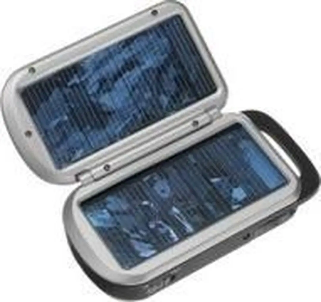 Varta Solar Charger 57082 101 421 - 2x 2100mAh NiMH Batterijen - Zwart/Zilver