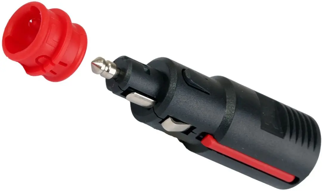 Hama 00086925 Vervangstekker 12V - 2 Outputs - Zwart/Rood