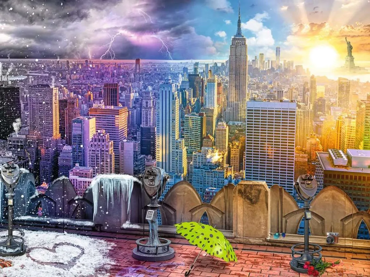 Ravensburger New York Seizoenen Puzzel 1500 Stuks