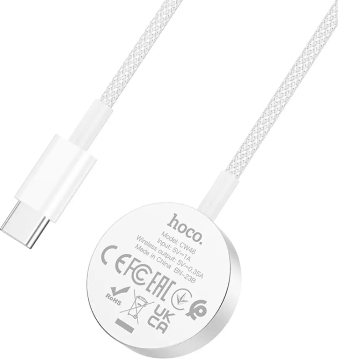 Hoco Draadloze Oplader Apple Watch N27 - 15W - Wit