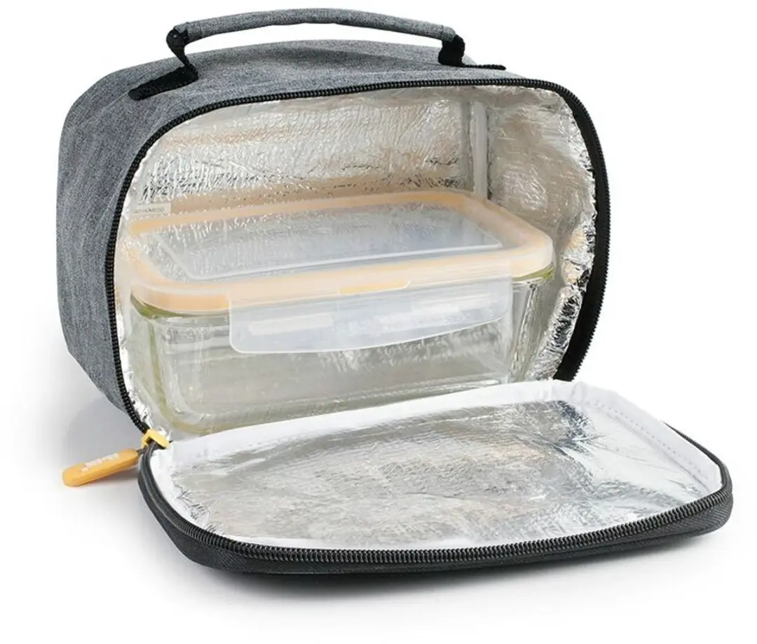 Ibili 753401g Lunchtrommel - Grijs - 21x13x14cm