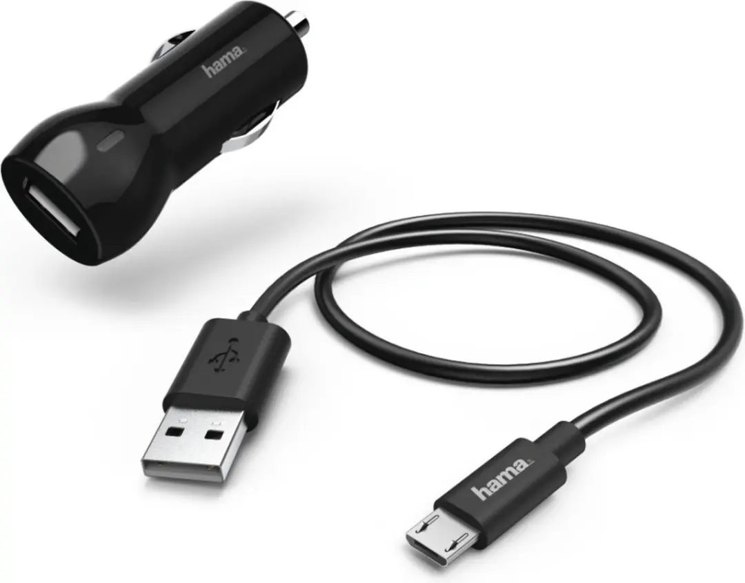 Hama Auto-Oplaadset Micro-USB 12W